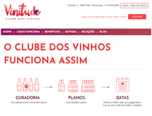 Tablet Screenshot of clubedosvinhos.com.br